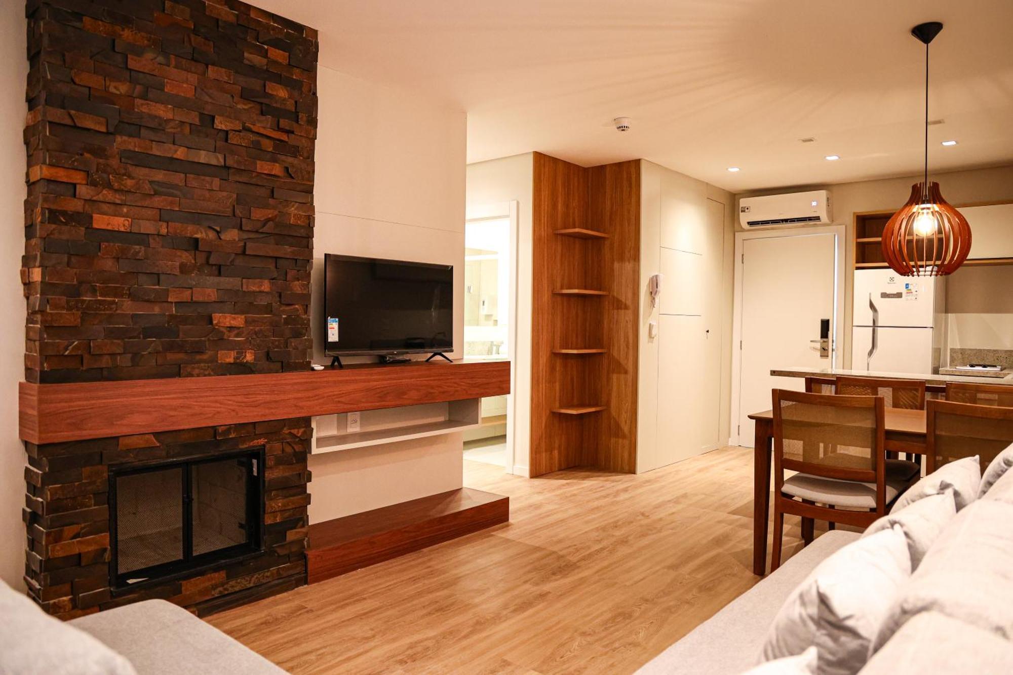 Fantastico Flat No Serra Class Em Canela-rs Apartment